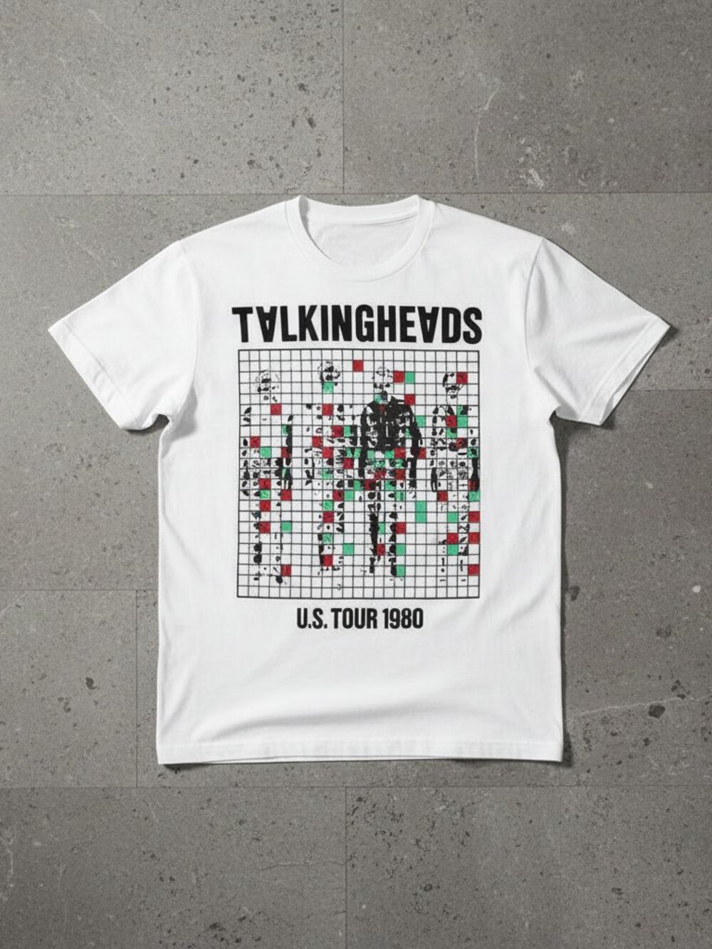 Talking Heads U.S. Tour 1980 Graphic T-Shirt – Vintage Band Tee Unisex